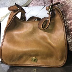 Vintage Coach Leather Bag